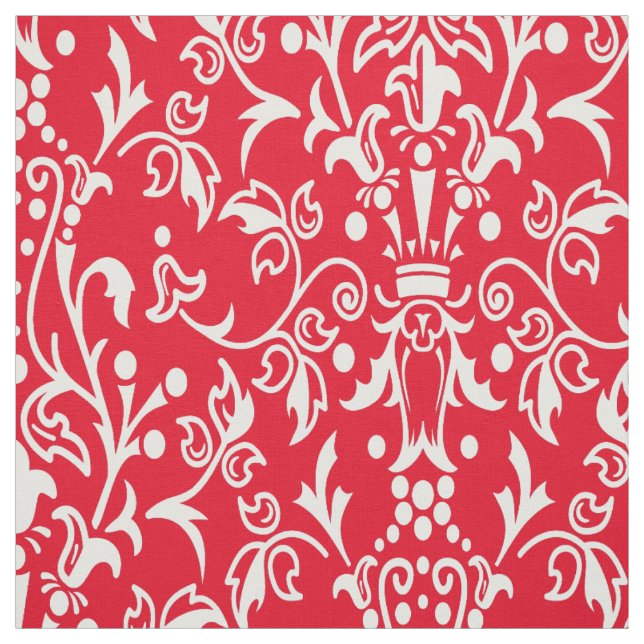 Tecido Damask Red (Modelo)