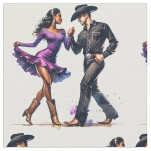 Tecido Dança de Casal Ocidental