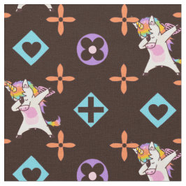 Tecido Dança de Flor Unicorn. Cor do corte