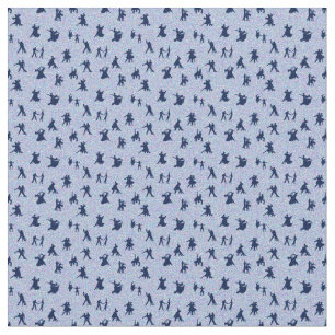 Tecido Dançarinos do salão de baile, marinho na luz -