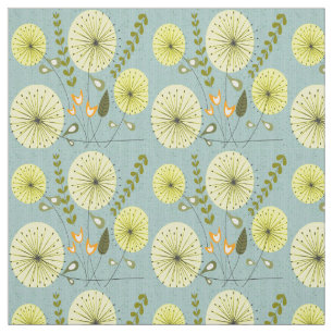 Tecido Dandelion Clocks - Médio-século Inspirado
