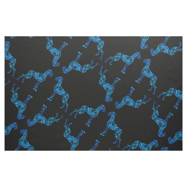 Tecido Dane Grande sobre preto (Fat Quarter)