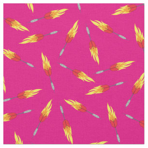 Tecido Dardos Voando Flaming Jogos Desportivos Raparigas 