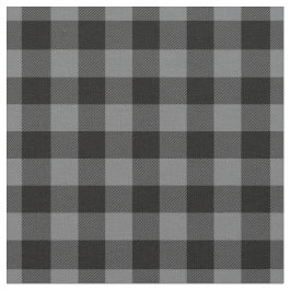 Tecido Dark Grey & Black Plaid Gingham