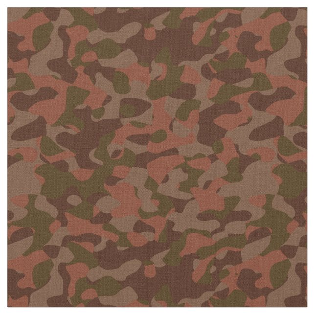 Tecido Dark red, Salmon and Olive camo abstract (Detalhe)
