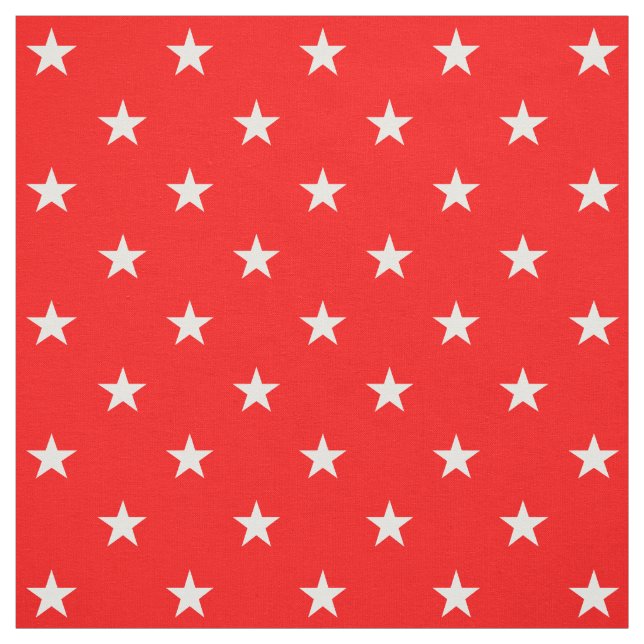 Tecido das estrelas vermelhas (Modelo)