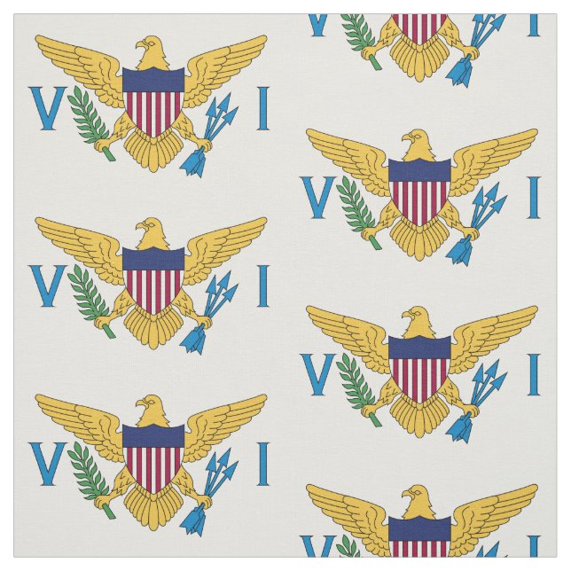 Tecido das Ilhas Virgens Americanas (4,5" W x 3"H) (Modelo)
