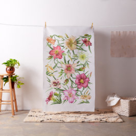 Tecido Daylílias por toda parte