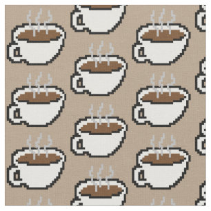 tecido de 8 bits do café