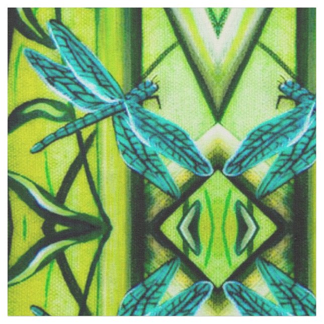 Tecido de Abstrato de Dragonfly (Detalhe)