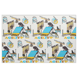 Tecido de agilidade para amantes de cães