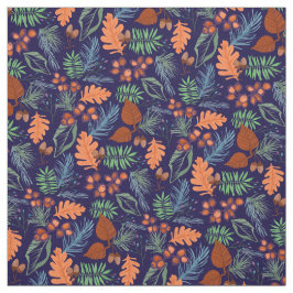 tecido de algodão a 100% em folha de outono