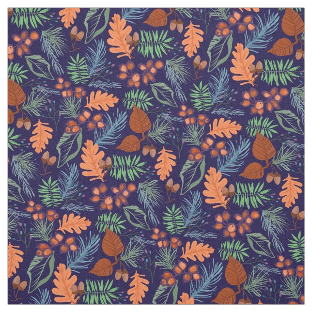 tecido de algodão a 100% em folha de outono (Modelo)