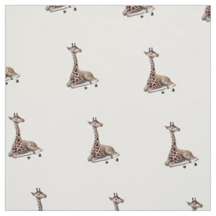 Tecido de algodão africano dos animais selvagens
