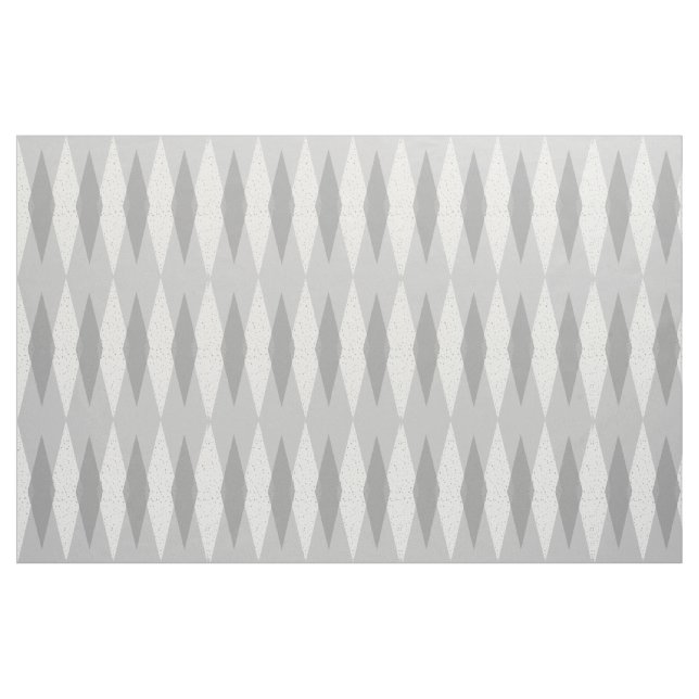 Tecido de algodão cinzento moderno de Argyle do (Fat Quarter)