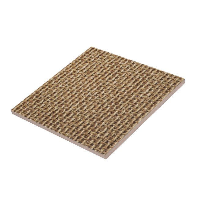 Tecido de algodão com Knit - Azulejo cerâmico - be (Lateral)