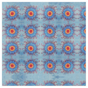 Tecido de Algodão Combado com Padrão Mandala (56" 