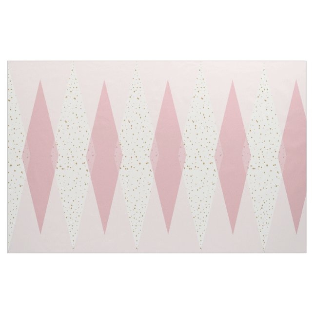 Tecido de algodão cor-de-rosa moderno de Argyle do (Jarda)