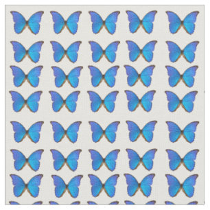Tecido de algodão da Borboleta Azul Morpho