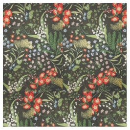 Tecido de algodão de padrão floral