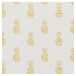 Tecido de algodão dourado do teste padrão do