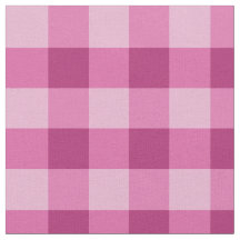 Tecido de Algodão Penteado Xadrez Gingham Rosa Bra