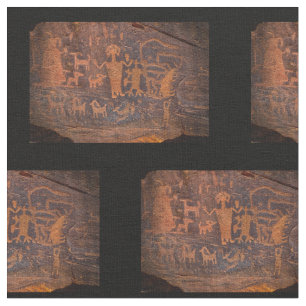 Tecido de Algodão Petroglifo Sudoeste