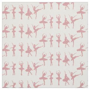 Tecido de Algodão Pima Bailarinas Rosa Craft Costu