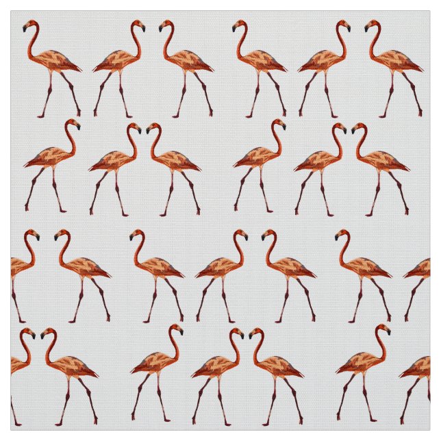 Tecido de Algodão Pima Personalizado, Flamingos Ro (Modelo)