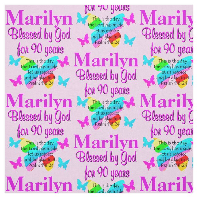 TECIDO DE ANIVERSÁRIO DE 90 DE PINCO ENGANADO PERS (Modelo)