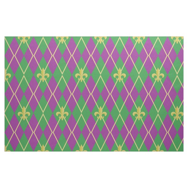 Tecido de Argyle do carnaval (Fat Quarter)