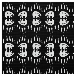 Tecido de Arte de Urso Tribal Tecido