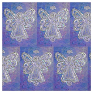 Tecido de Arte do Anjo da Guarda Puro