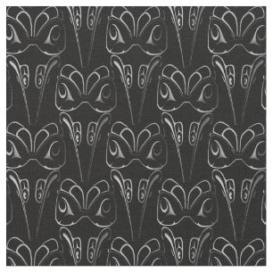 Tecido de Arte Nativo, Eagle Totem, Tecido Tribal