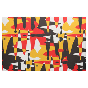 Tecido de Arte Nativo Quatro Nações Tecido de Arte