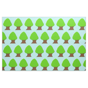 Tecido de Artesanato com Padrão de Árvore