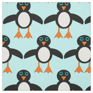 Tecido de Artesanato Pinguim Cujo