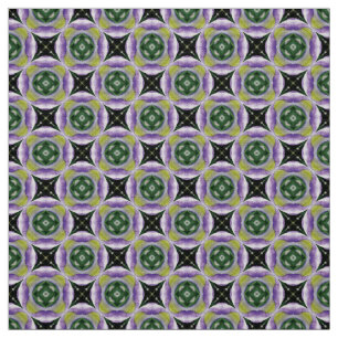 Tecido de azulejo do círculo Gliter2 verde de cinz