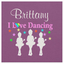 TECIDO DE BALLERINA PERSONALIZADO COM PINCO E PURO