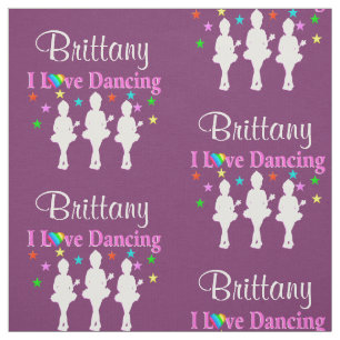 TECIDO DE BALLERINA PERSONALIZADO COM PINCO E PURO