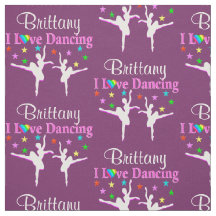 TECIDO DE BALLERINA PERSONALIZADO COM PINCO E PURO