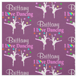 TECIDO DE BALLERINA PERSONALIZADO COM PINCO E PURO