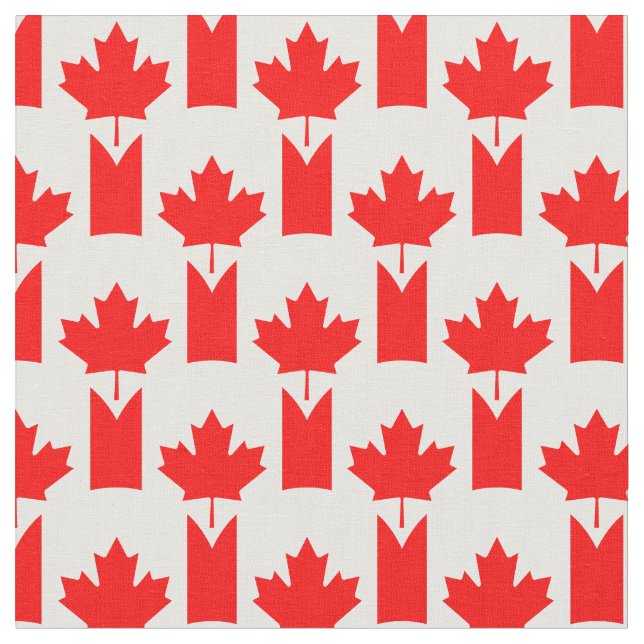 Tecido de bandeira canadense, Tecido de tendências (Detalhe)