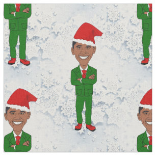tecido de Barack Obama Santa
