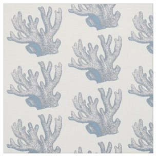 Tecido de Blue Coral Juul Coastal Beach House