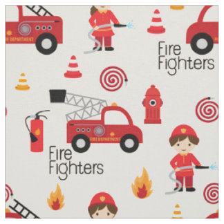 Tecido de Bombeiros Bonitos