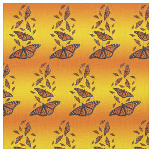 Tecido de Borboleta Monarca (Erupção Solar)