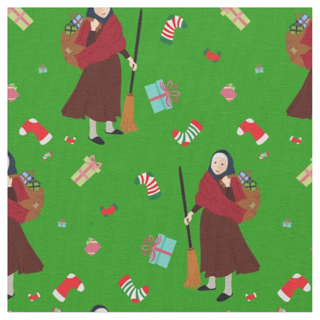 tecido de bruxa de natal Befana (Detalhe)
