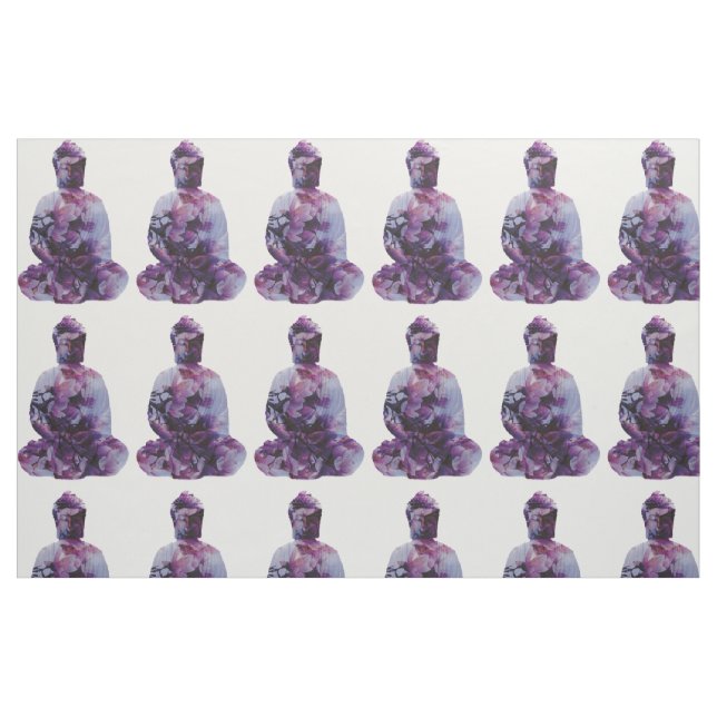 Tecido de Buddha da flor de cerejeira (Fat Quarter)