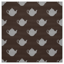 tecido de bules de chá de pequenas cores bonitinha